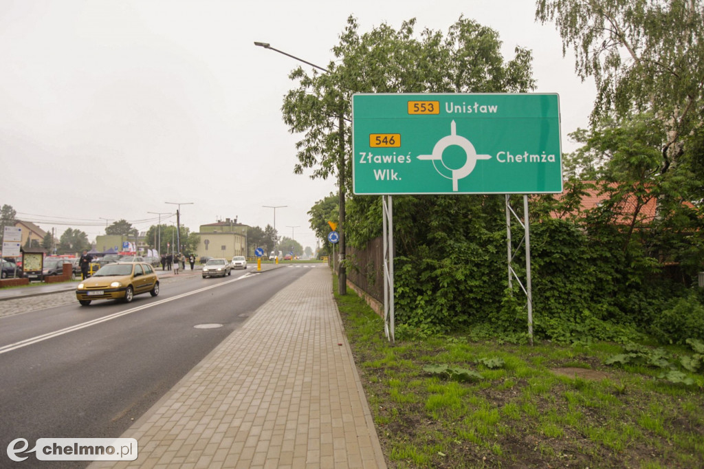Nową drogą z Łubianki do Bierzgłowa