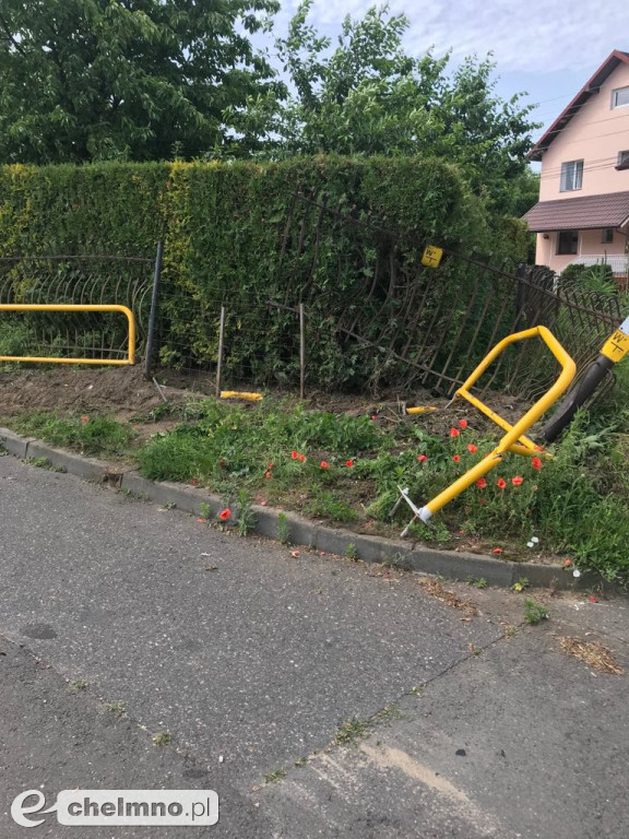 Staranował bariery i ogrodzenie na ul. Osnowskiej