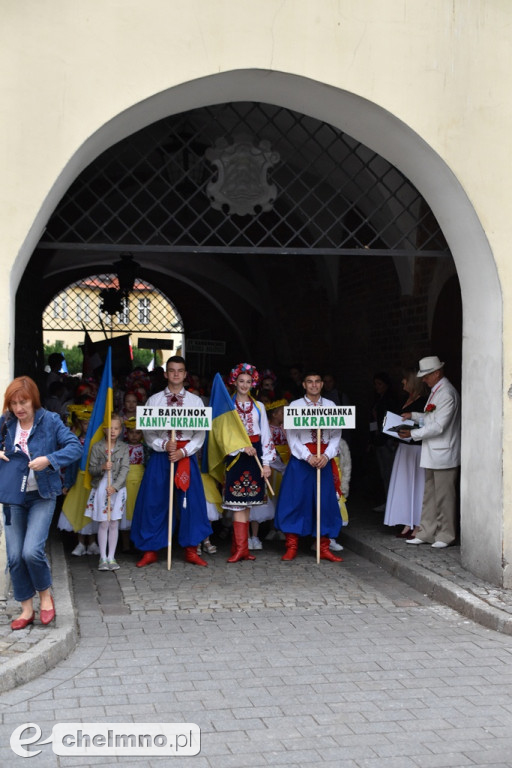 Barwny korowód i powitanie uczestników Jarmarku Jaszczurczego