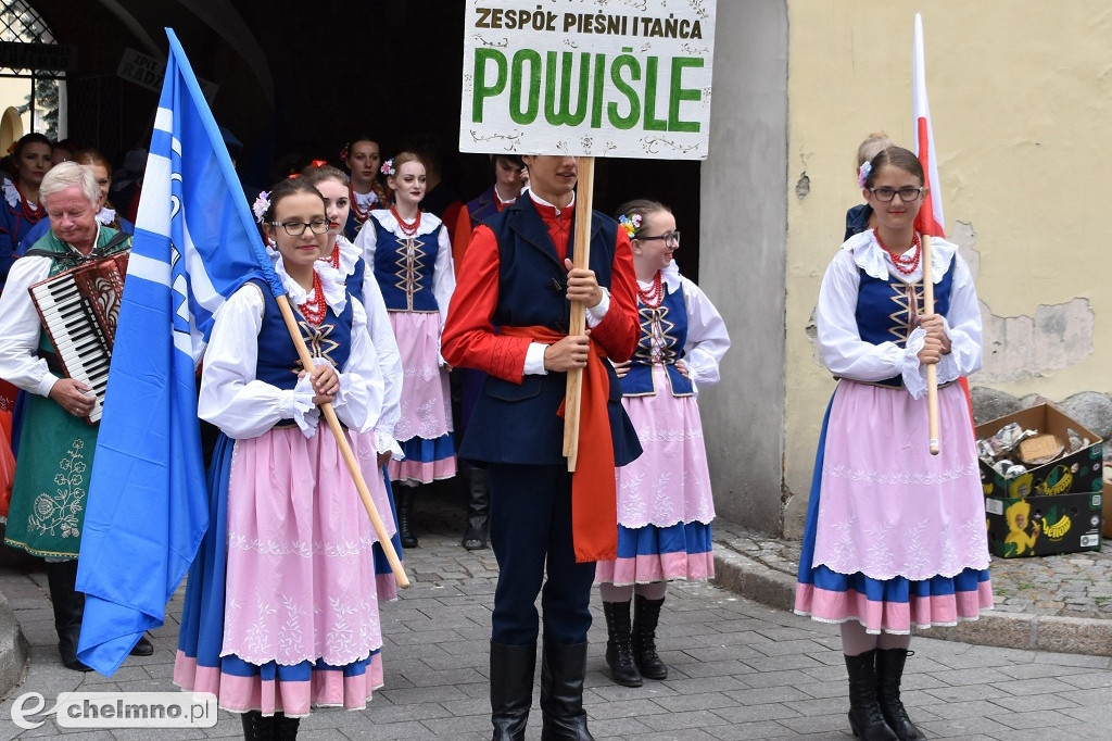 Barwny korowód i powitanie uczestników Jarmarku Jaszczurczego