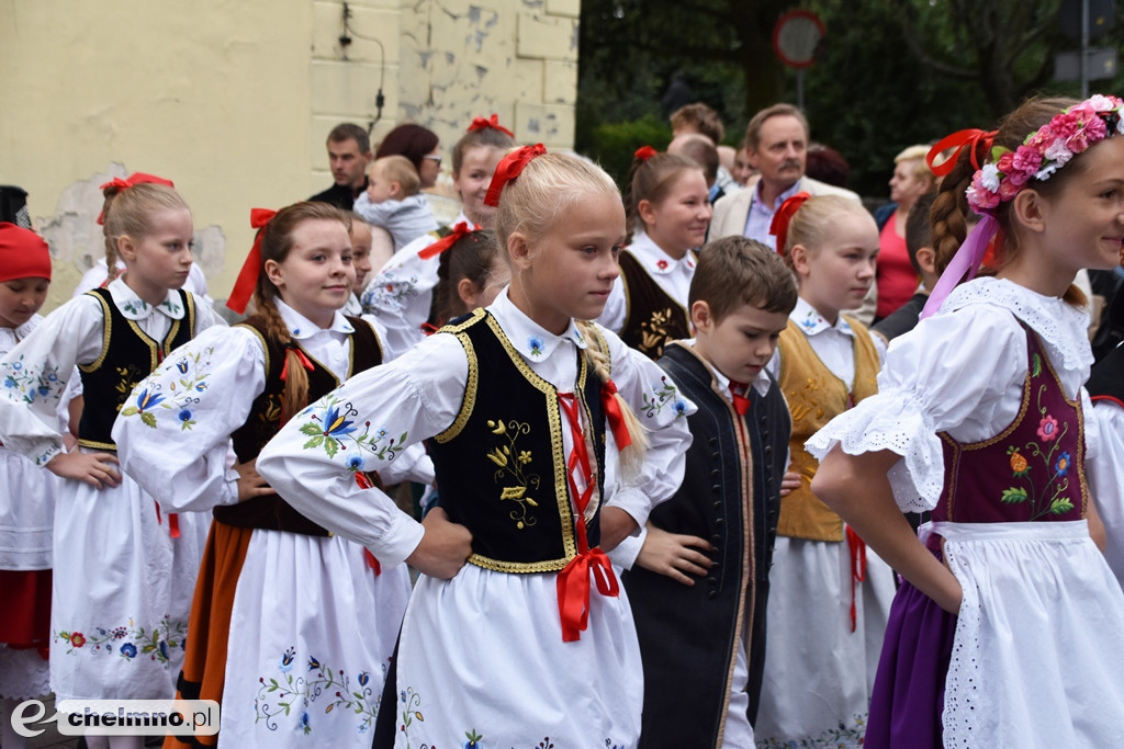 Barwny korowód i powitanie uczestników Jarmarku Jaszczurczego