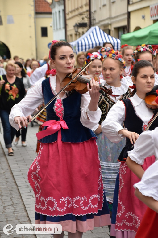 Barwny korowód i powitanie uczestników Jarmarku Jaszczurczego