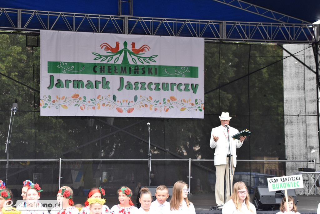 Barwny korowód i powitanie uczestników Jarmarku Jaszczurczego