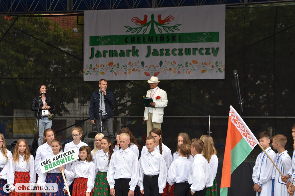 Barwny korowód i powitanie uczestników Jarmarku Jaszczurczego