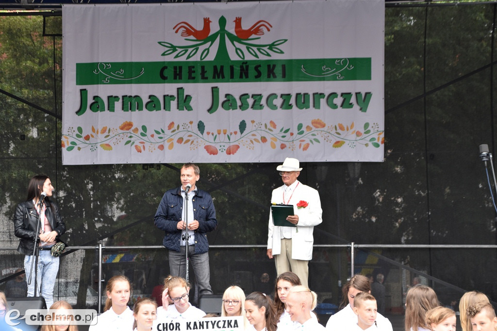 Barwny korowód i powitanie uczestników Jarmarku Jaszczurczego