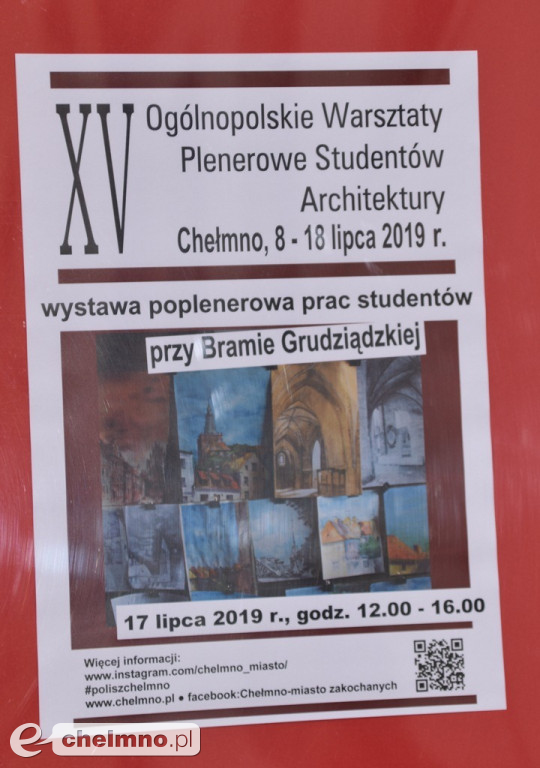 Wystawa poplenerowa ozdobiła Bramę Grudziądzką