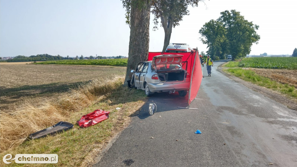 Śmiertelny wypadek w okolicach Chełmna