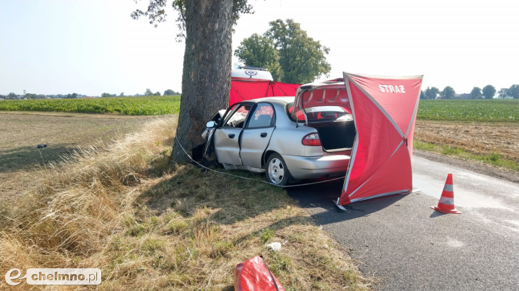 Śmiertelny wypadek w okolicach Chełmna