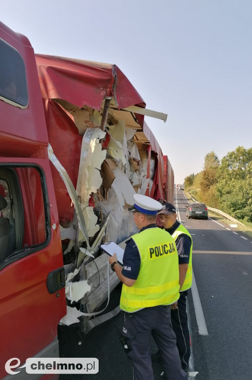 Wypadek w Wabczu, dwie osoby ranne