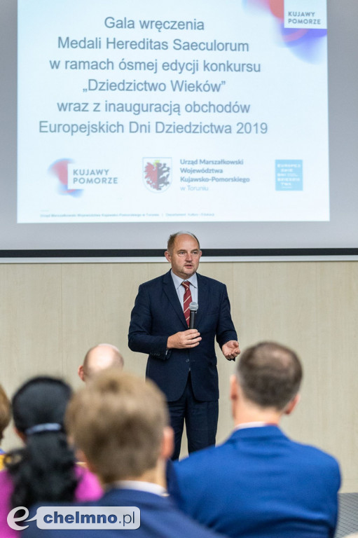Uroczystość wręczania medali za ochronę zabytków