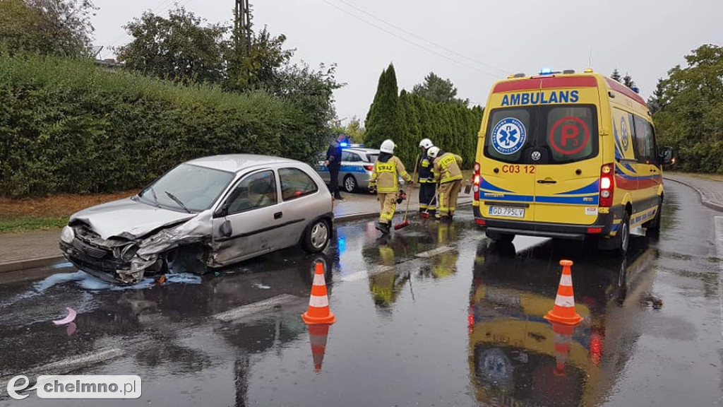 Wpadli w poślizg: wypadek w Unisławiu