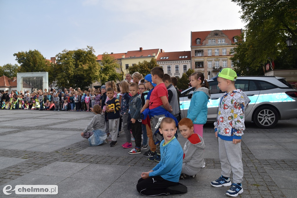Zderzenie dwóch aut na chełmińskim Rynku
