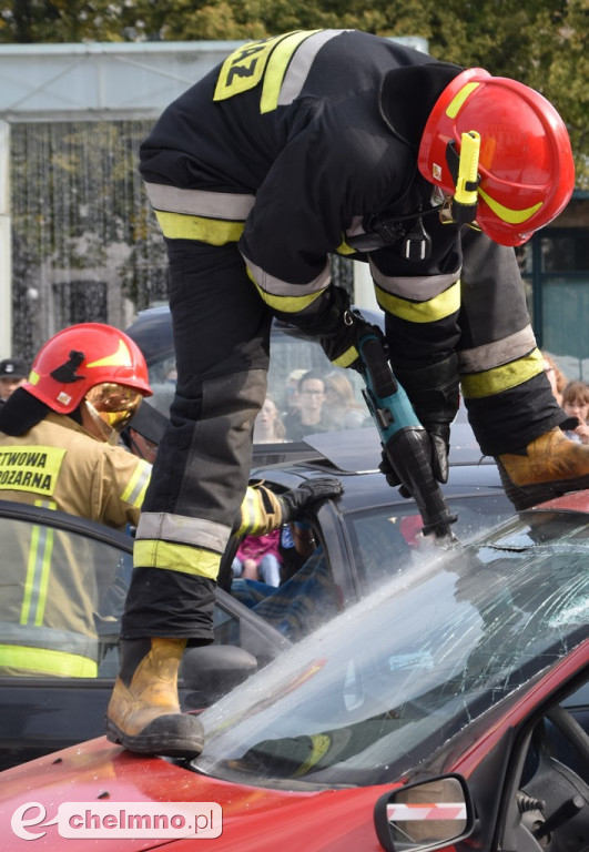 Zderzenie dwóch aut na chełmińskim Rynku