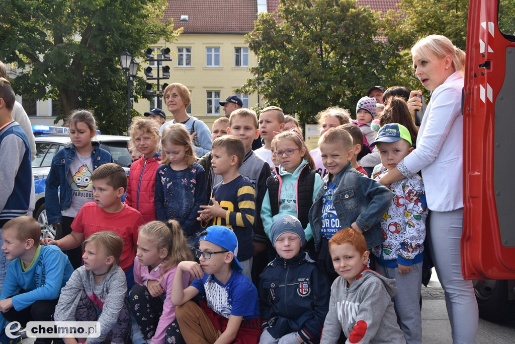 Zderzenie dwóch aut na chełmińskim Rynku