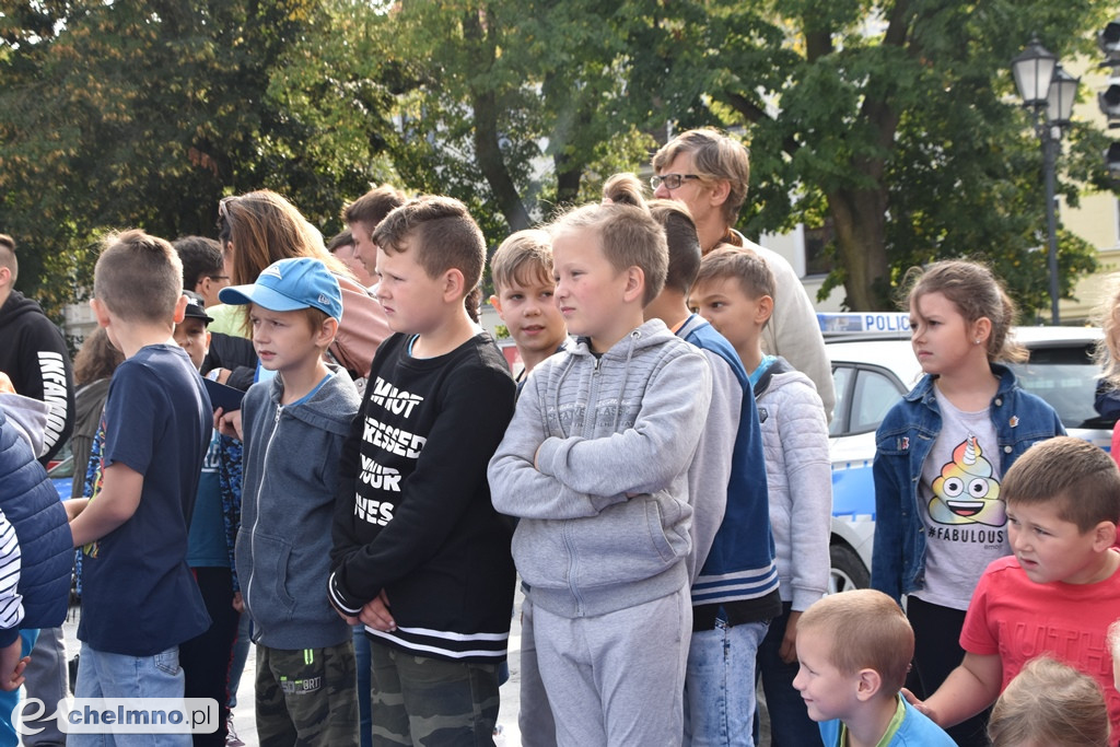 Zderzenie dwóch aut na chełmińskim Rynku