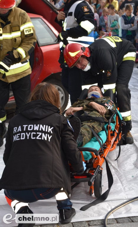 Zderzenie dwóch aut na chełmińskim Rynku