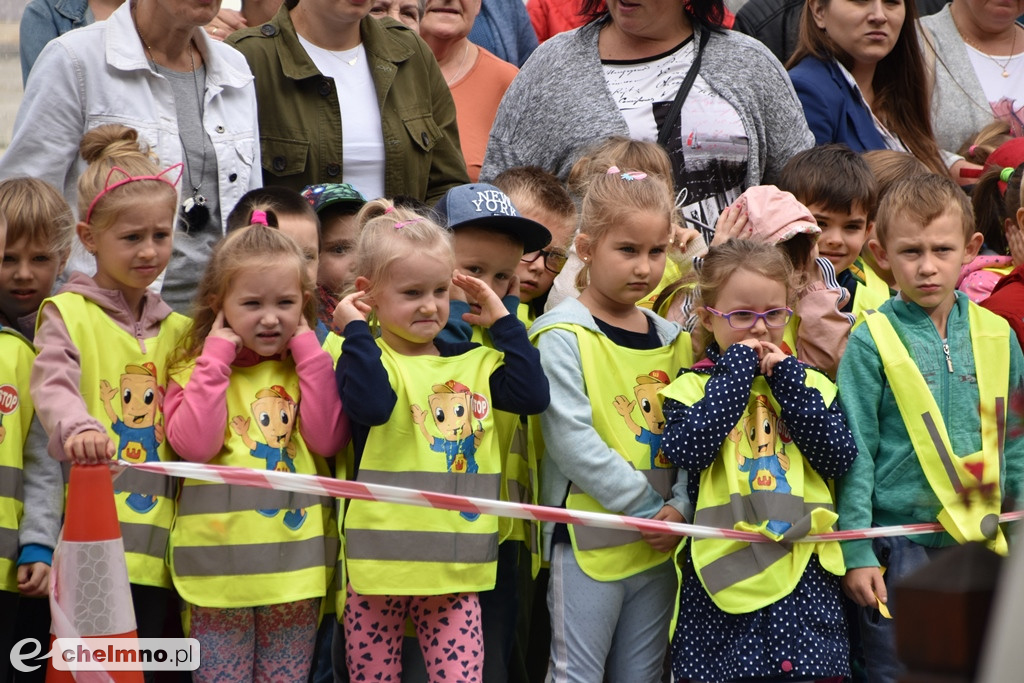 Zderzenie dwóch aut na chełmińskim Rynku
