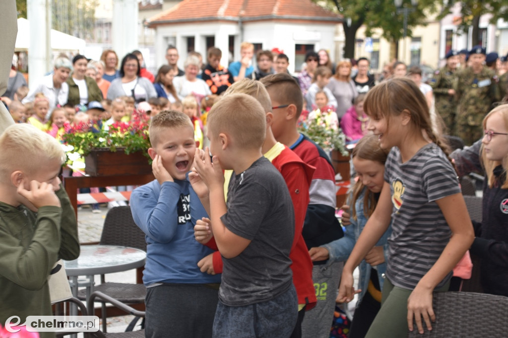 Zderzenie dwóch aut na chełmińskim Rynku