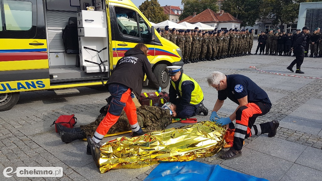 Zderzenie dwóch aut na chełmińskim Rynku
