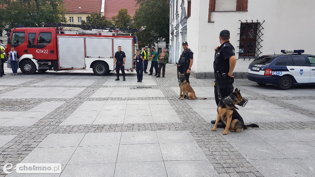 Zderzenie dwóch aut na chełmińskim Rynku