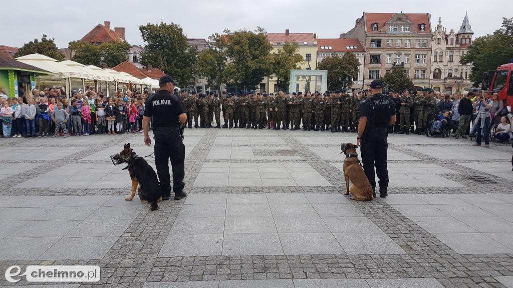 Zderzenie dwóch aut na chełmińskim Rynku