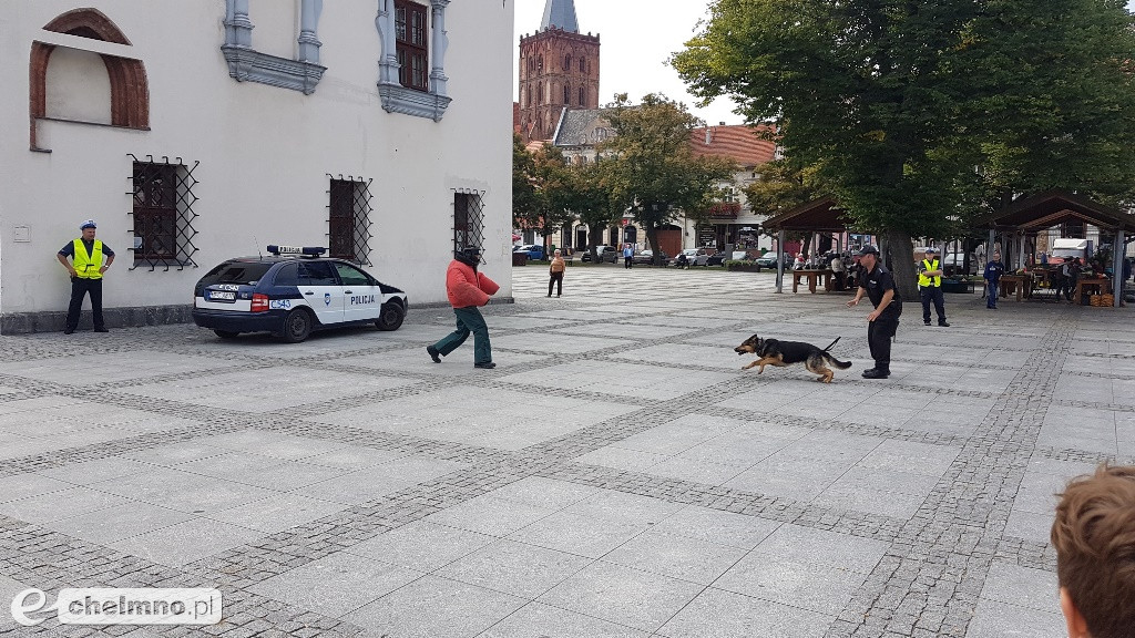 Zderzenie dwóch aut na chełmińskim Rynku