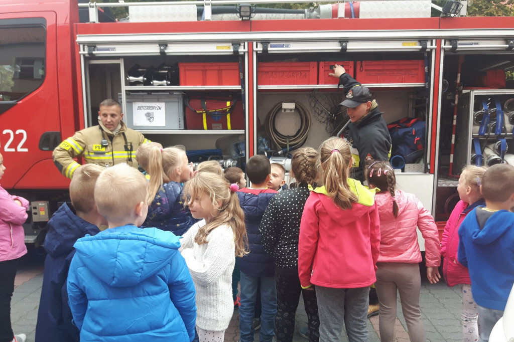 Próbny alarm przeciwpożarowy w Dwójce