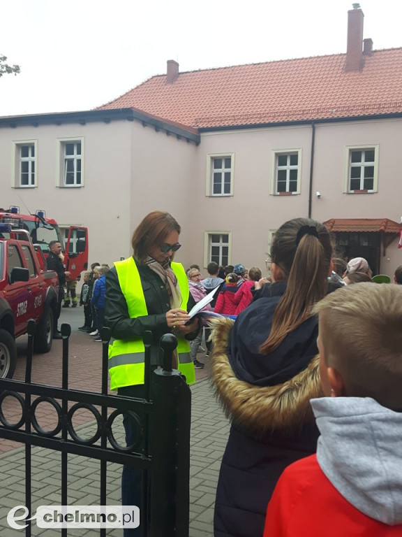 Próbny alarm przeciwpożarowy w Dwójce