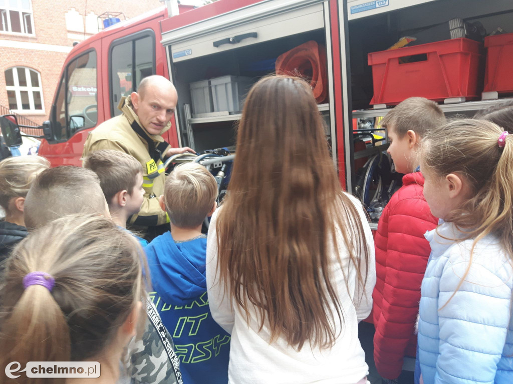 Próbny alarm przeciwpożarowy w Dwójce