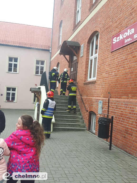 Próbny alarm przeciwpożarowy w Dwójce