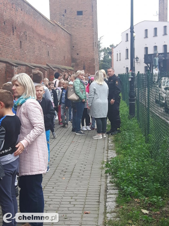 Próbny alarm przeciwpożarowy w Dwójce