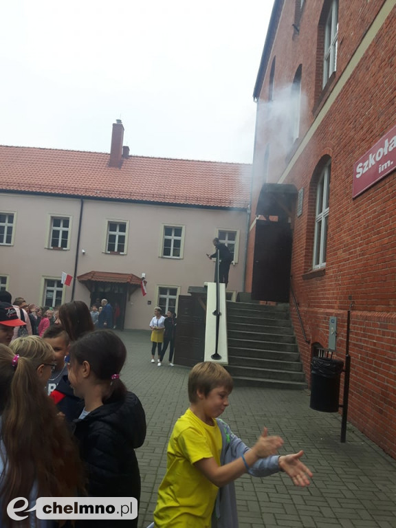 Próbny alarm przeciwpożarowy w Dwójce
