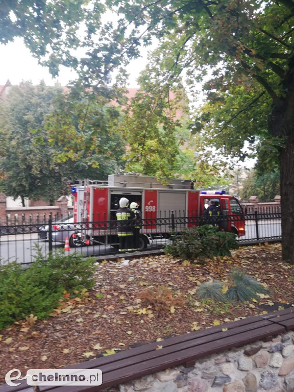 Próbny alarm przeciwpożarowy w Dwójce