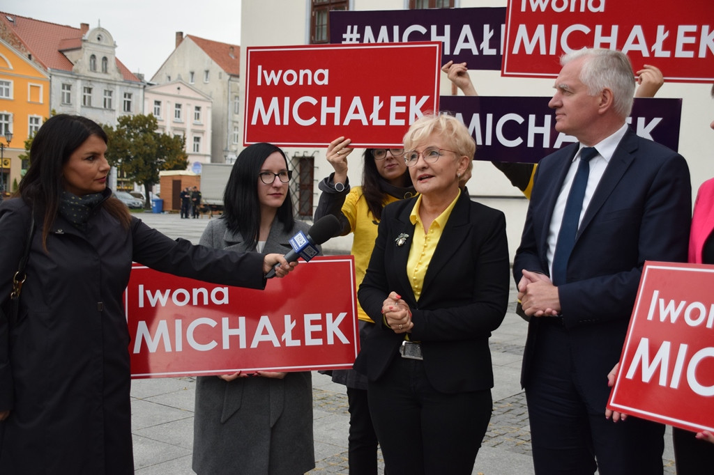 Jarosław Gowin i Iwona Michałek z wizytą w Chełmnie