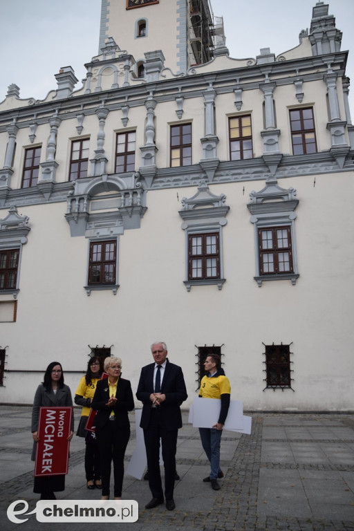 Jarosław Gowin i Iwona Michałek z wizytą w Chełmnie