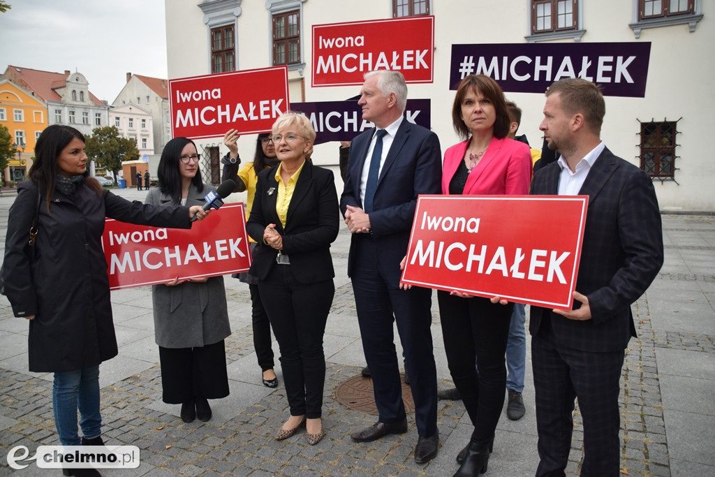 Jarosław Gowin i Iwona Michałek z wizytą w Chełmnie