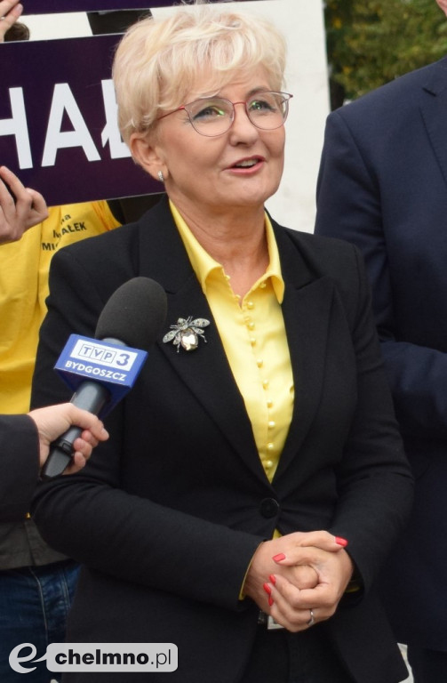 Jarosław Gowin i Iwona Michałek z wizytą w Chełmnie