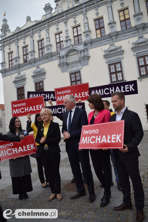 Jarosław Gowin i Iwona Michałek z wizytą w Chełmnie