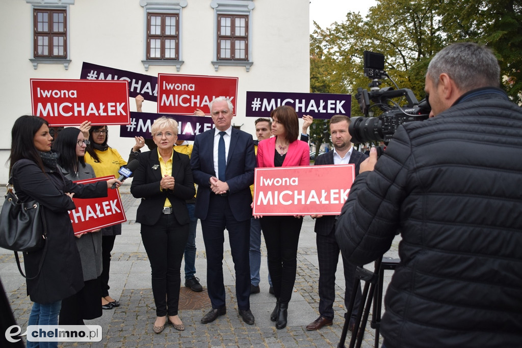 Jarosław Gowin i Iwona Michałek z wizytą w Chełmnie