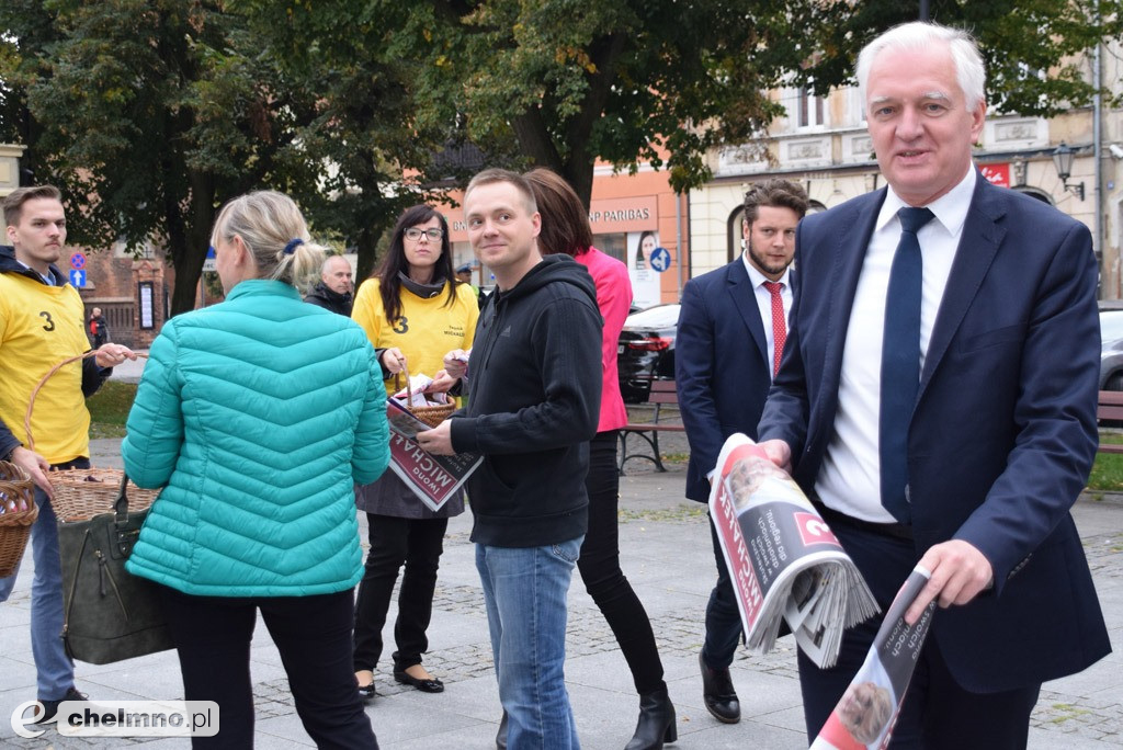 Jarosław Gowin i Iwona Michałek z wizytą w Chełmnie