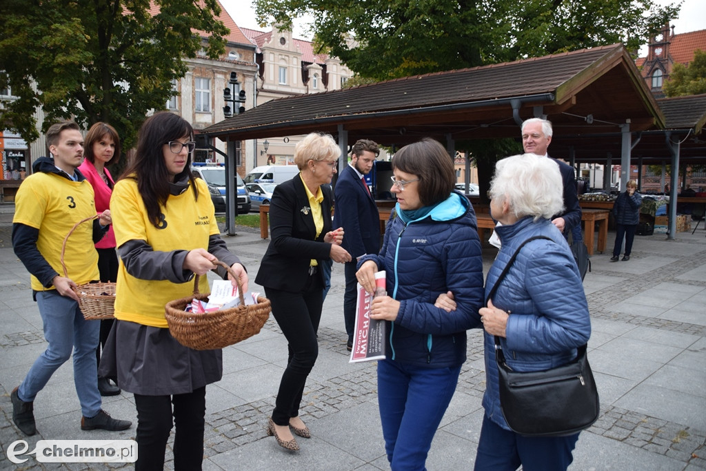 Jarosław Gowin i Iwona Michałek z wizytą w Chełmnie
