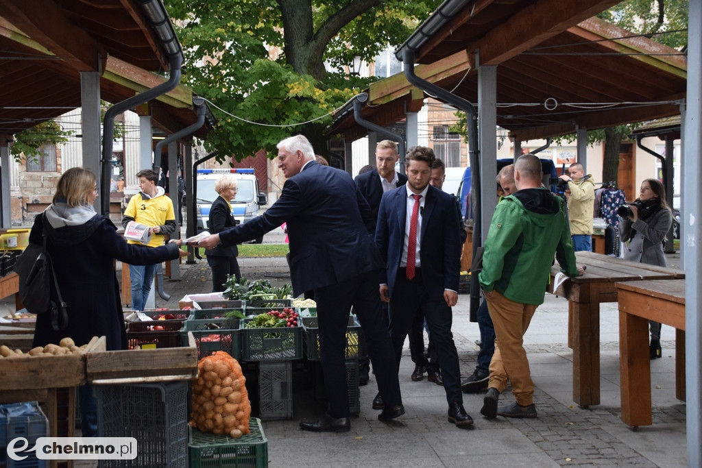 Jarosław Gowin i Iwona Michałek z wizytą w Chełmnie