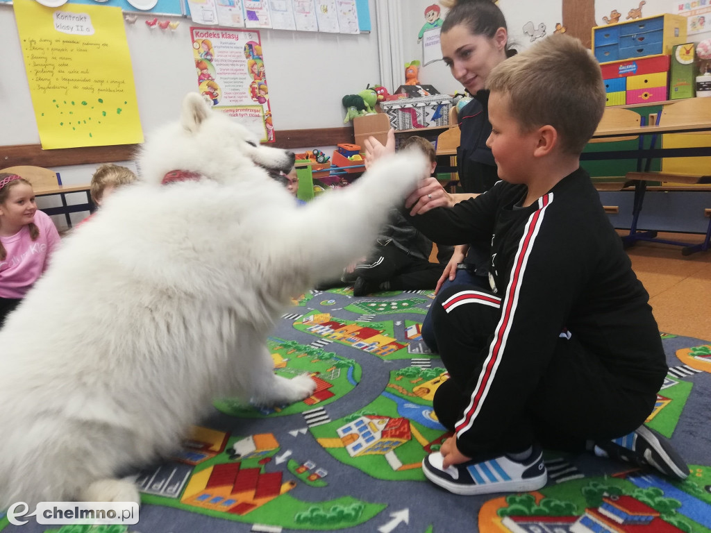 Pani Emilia opowiedziała o dogoterapii