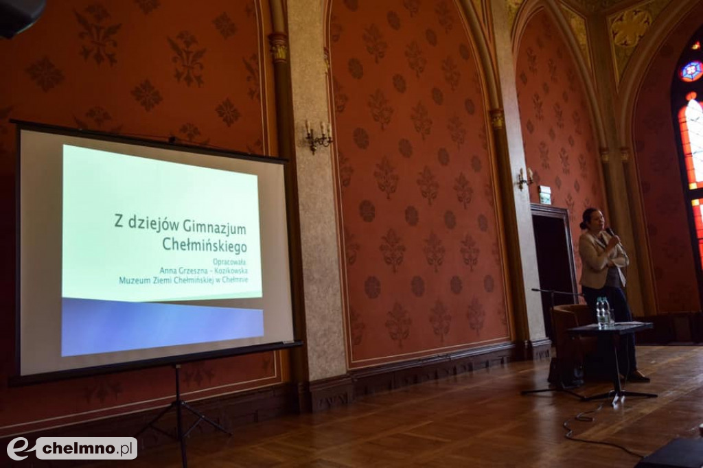 Opowiadała o dziejach Gimnazjum Chełmińskiego