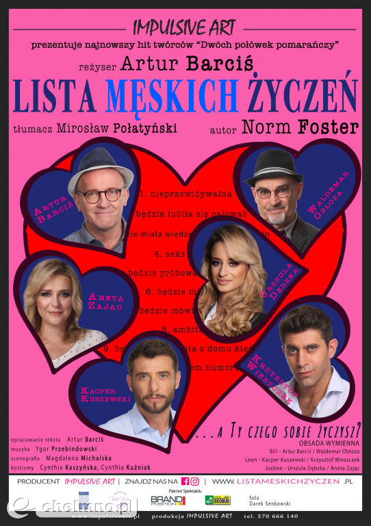 Lista Męskich Życzeń: zapraszamy na spektakl