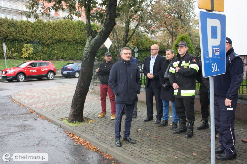 Ładunek wybuchowy w Budynku Starostwa Powiatowego