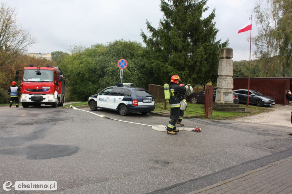 Ładunek wybuchowy w Budynku Starostwa Powiatowego