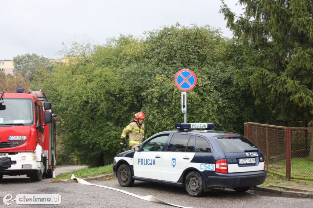 Ładunek wybuchowy w Budynku Starostwa Powiatowego