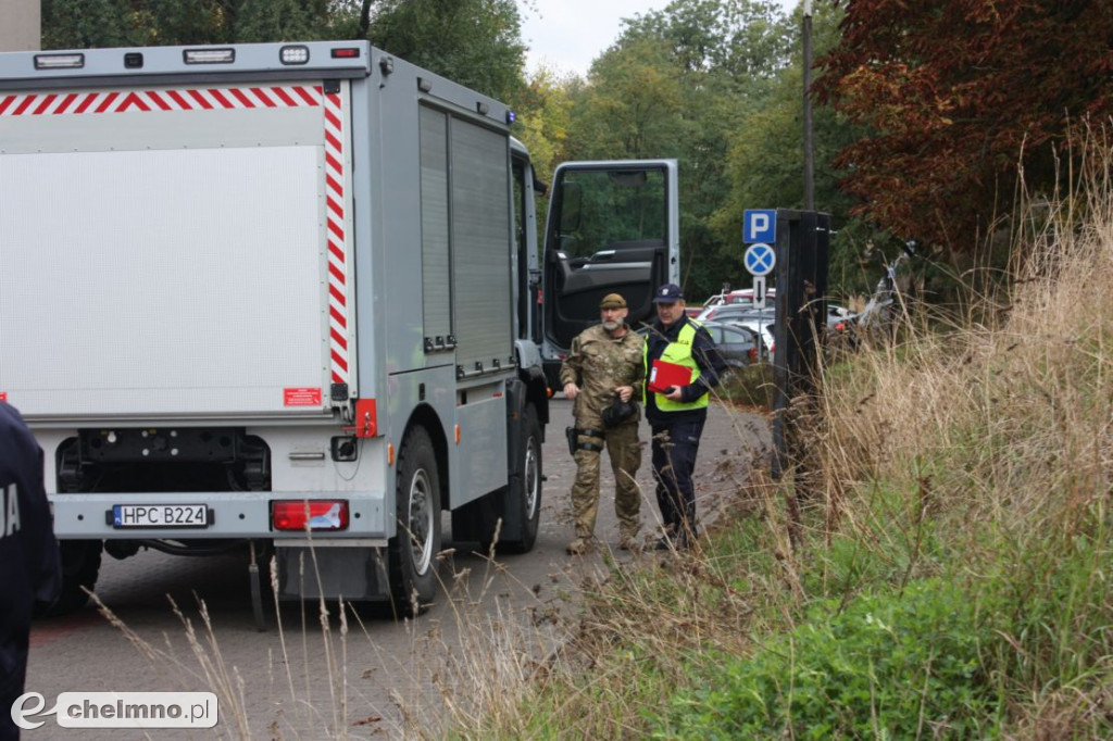 Ładunek wybuchowy w Budynku Starostwa Powiatowego