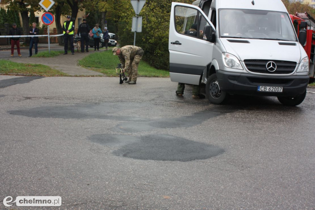 Ładunek wybuchowy w Budynku Starostwa Powiatowego